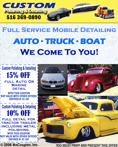 Custom Polishing & Detailing Lindenhurst, New York