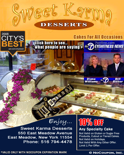 Sweet Karma, East Meadow, NY Specials