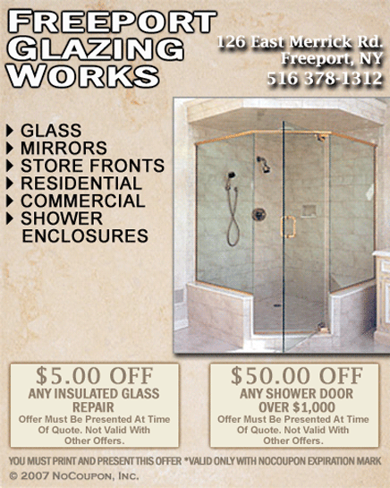 Freeport Glazing Works, Freeport, NY Specials