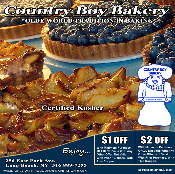 Country Boy Bakery, Long Beach, NY Specials