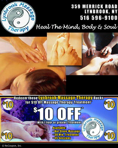 Lynbrook Massage Therapy, Lynbrook, NY Specials