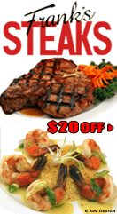 Frank's Steaks, Locations In Jericho, Rockville Centre & Rye Brook, NY, Click To View Offer