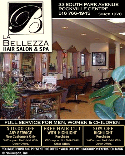 La Bellezza Hair Salon & Spa, Rockville Centre, NY Specials